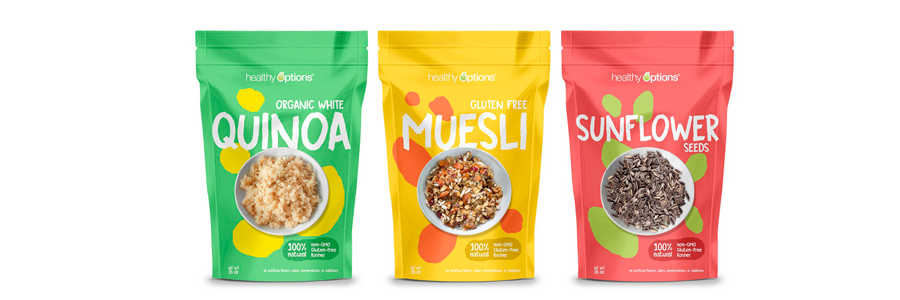 Pulses & Cereal Packaging 19 Seeds Pouch Packing Design