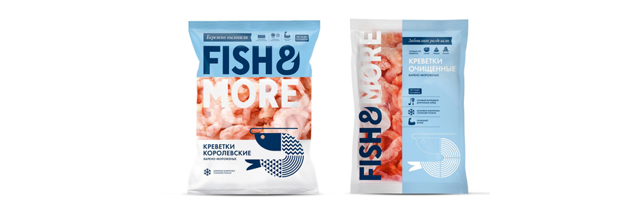Seafood Packaging 19 Fish & More pouch design