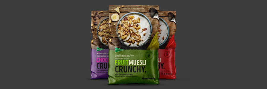 Pulses & Cereal Packaging 22 fruits muesli Pouch Packing Design