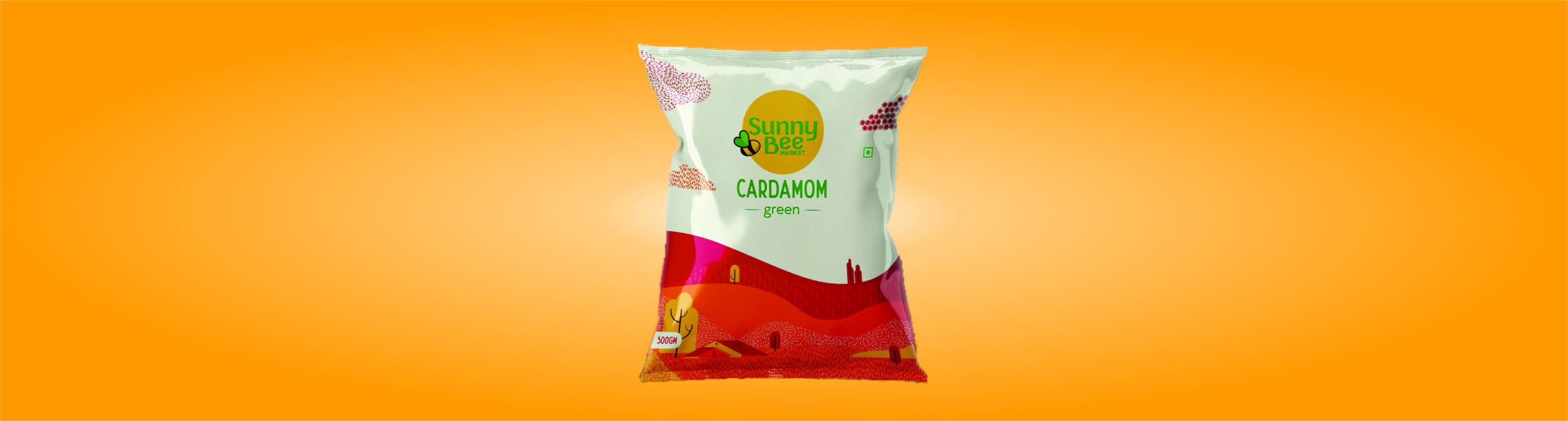 Pulses & Cereal Packaging 26 Cardamom Pouch Packing Design