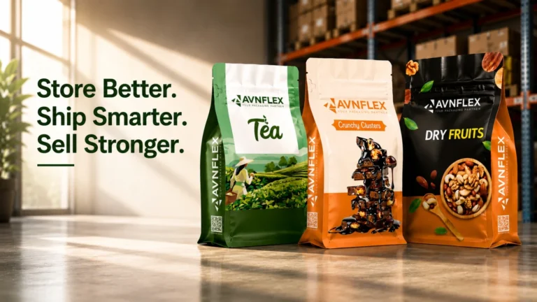 News and Events 21 Storing Products Is Not a Big Issue: Flat Bottom Pouches Are Ideal for It